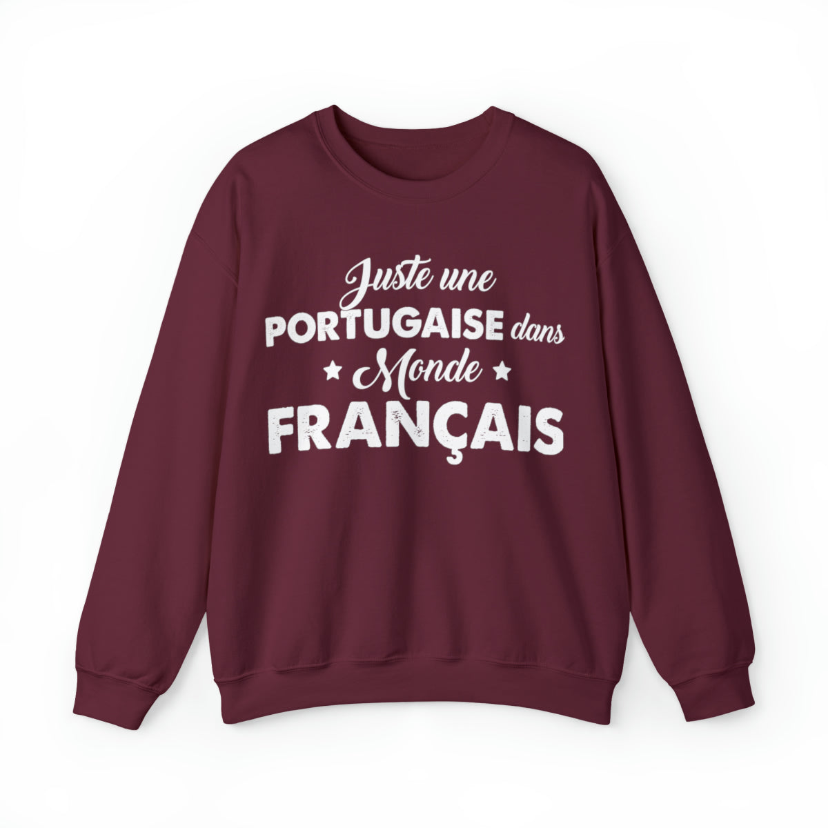 Juste une Portugaise dans monde Français