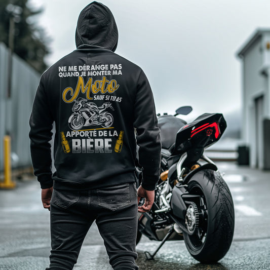 Ne me dérage pas quand je monter ma moto
