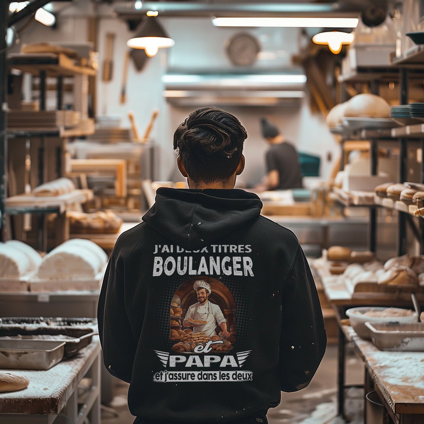 Boulanger et papa, et j'assure dans les deux