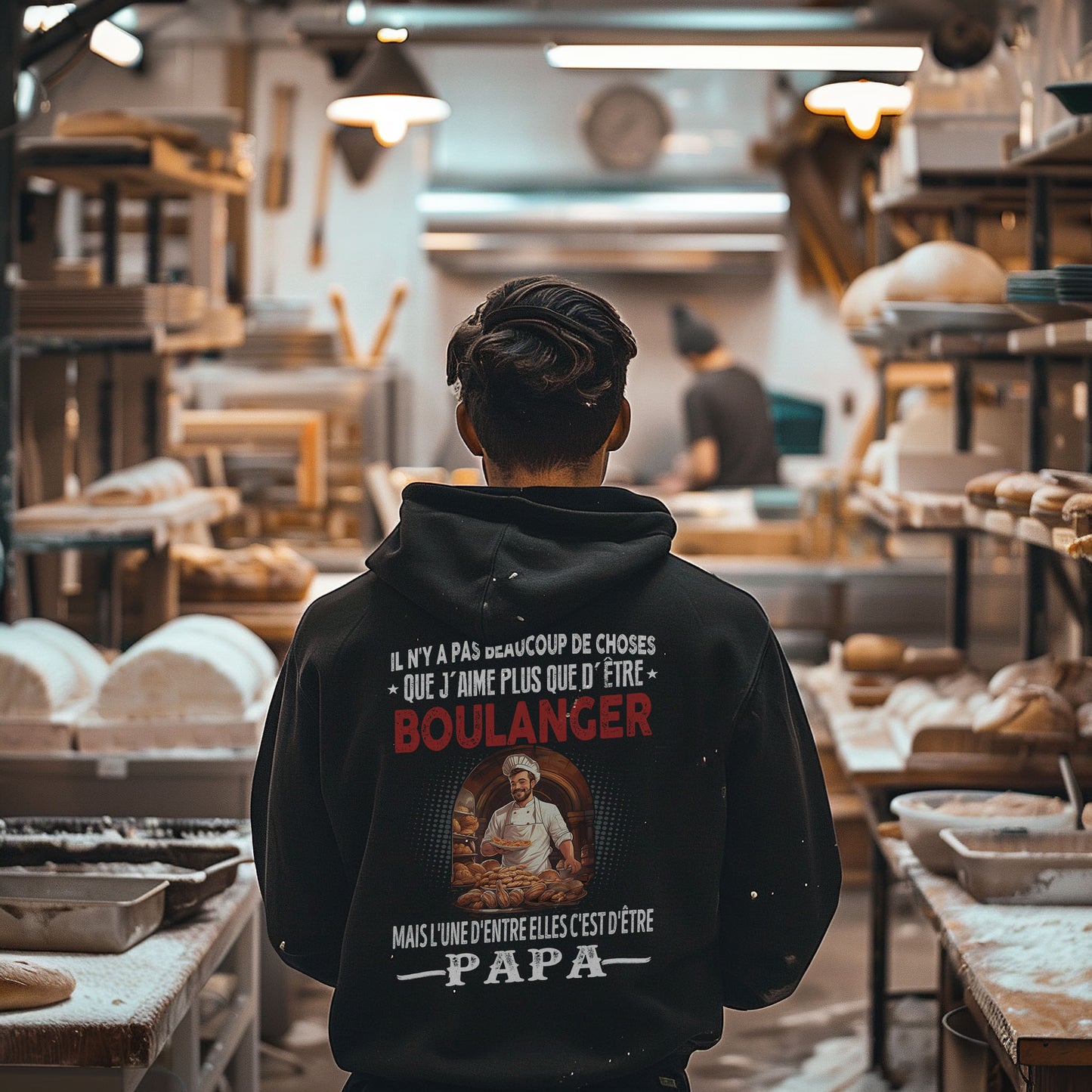 Boulanger passionné, papa comblé