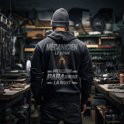 Mécanicien le jour, papa la nuit