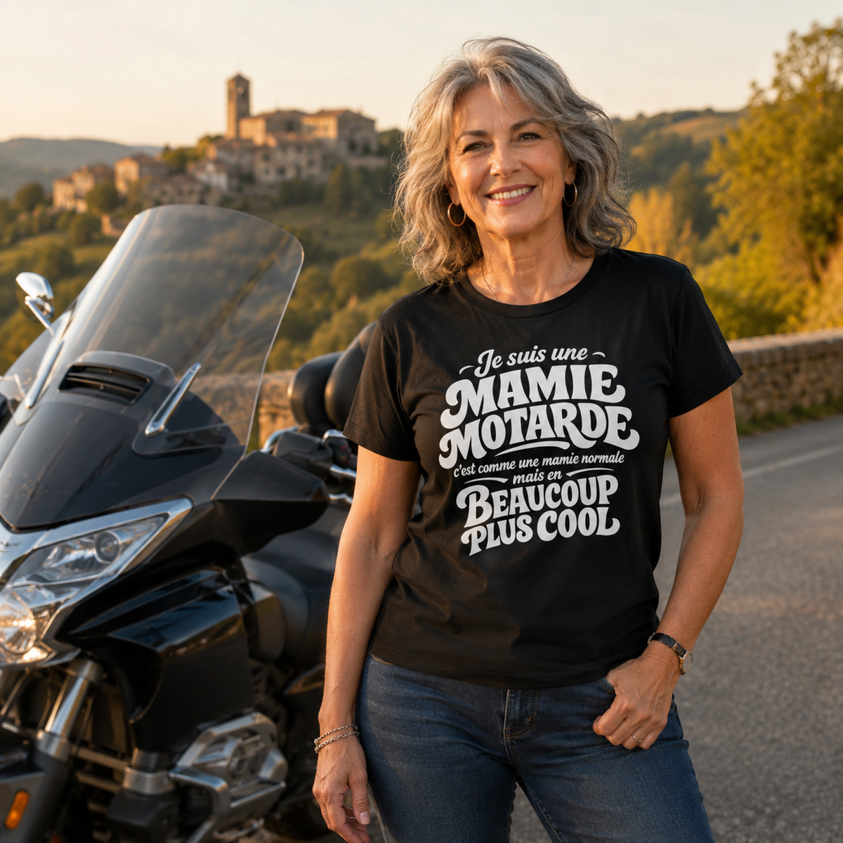 Je suis une mamie motarde