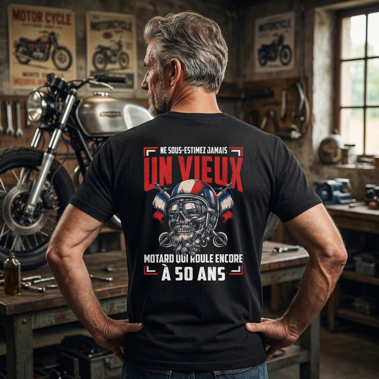Ne sous-estimez jamais un vieux motard qui roule encore à 50 ans