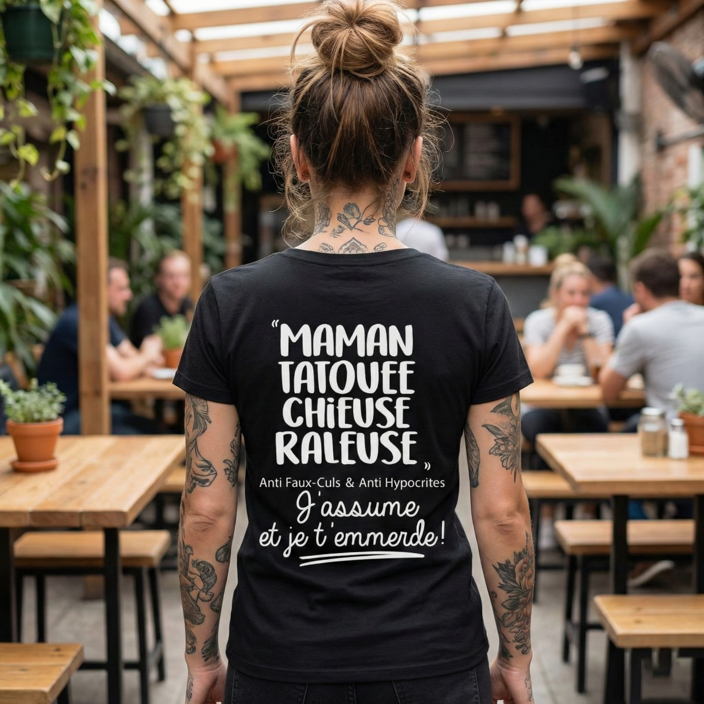 Maman, Tatouée, chieuse, râleuse, anti faux-culs & anti hypocrites et j'assume