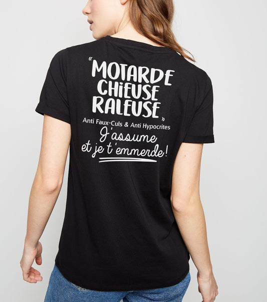 Motarde, chieuse, râleuse, anti faux-culs & anti hypocrites et j'assume