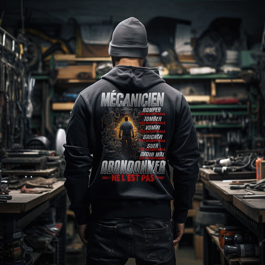 Mécanicien, ramper, tomber, vomir, saigner est acceptable