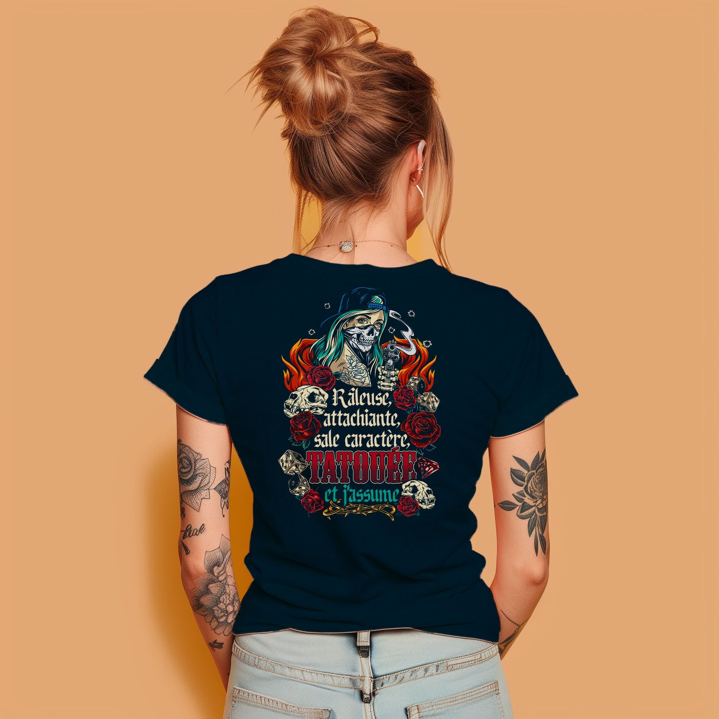 Râleuse, attachiante, sale caractère, tatouée et j'assume