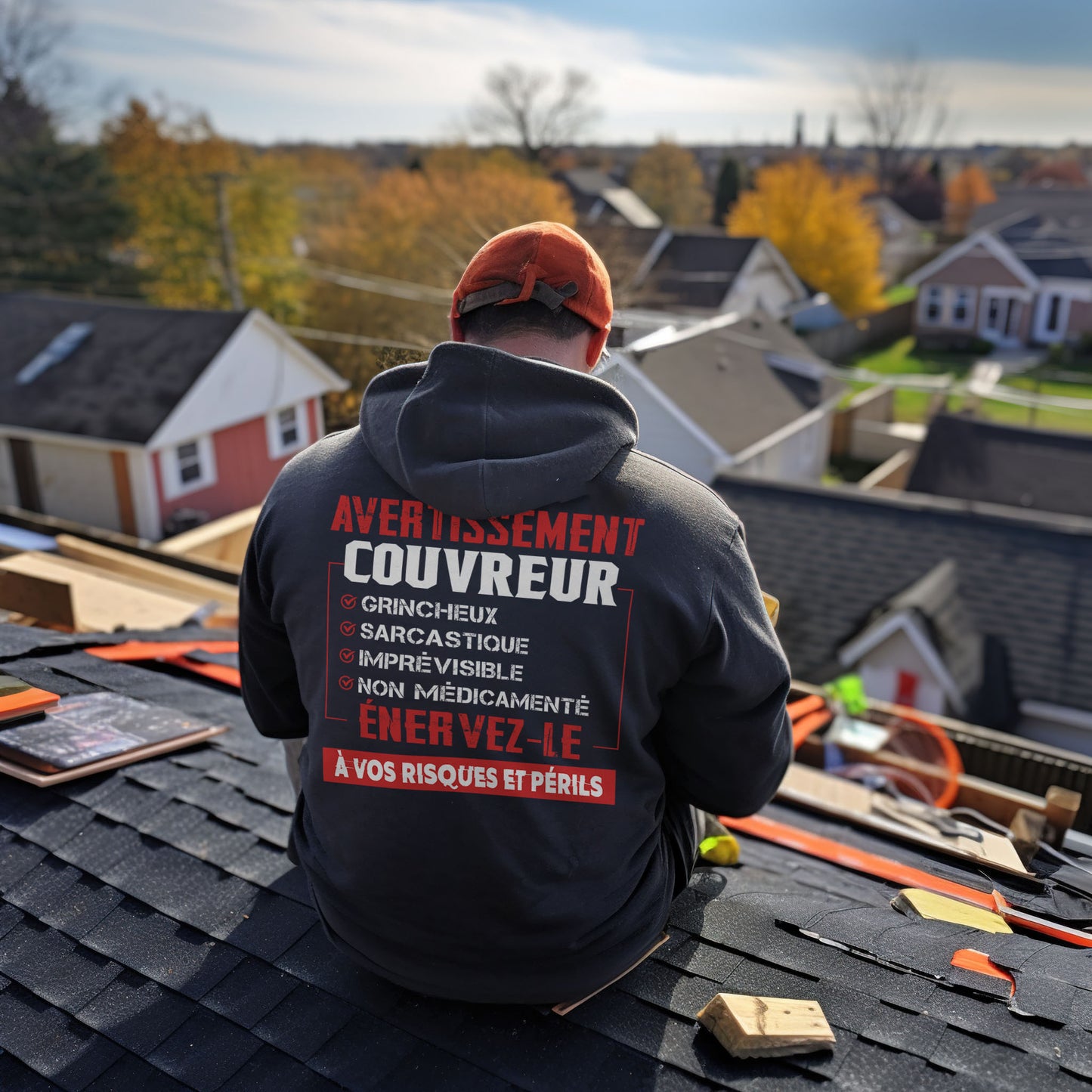 Couvreur, grincheux, sarcastique, imprévisible, non médicamenté