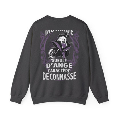 Âme de motarde, gueule d’ange, caractère de connasse