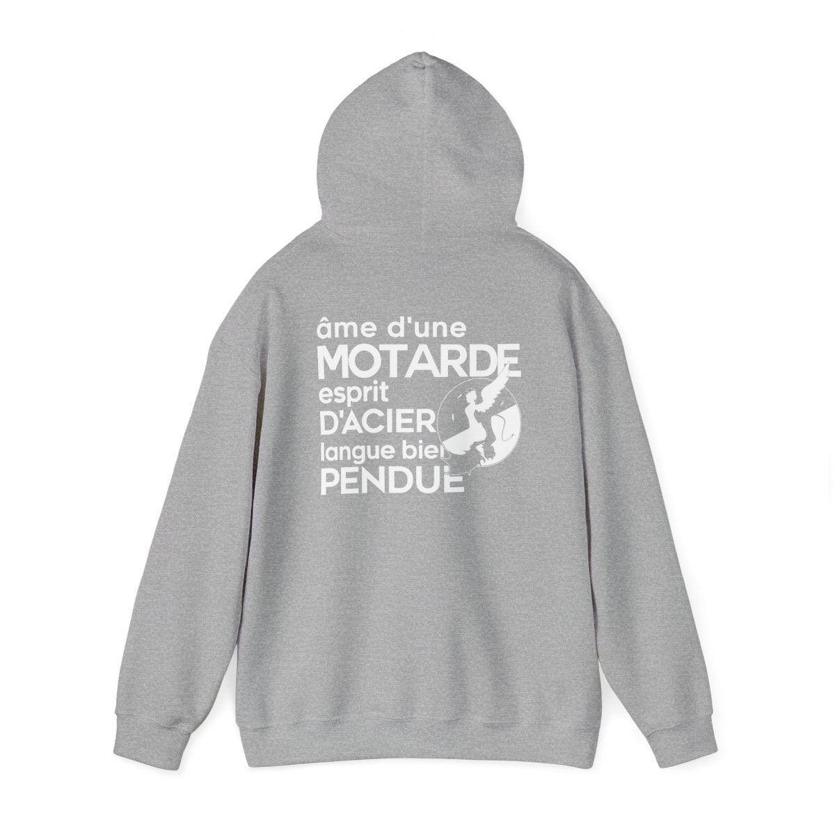 ÂME D'UNE MOTARDE, ESPRIT D'ACIER, LANGUE BIEN PENDUE