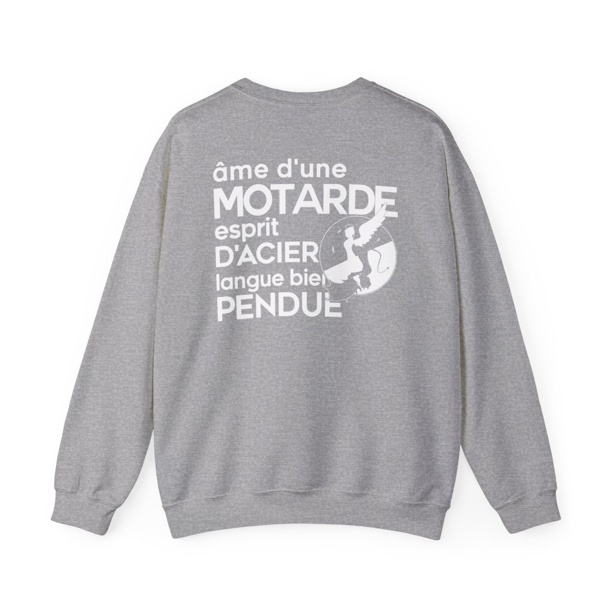 ÂME D'UNE MOTARDE, ESPRIT D'ACIER, LANGUE BIEN PENDUE