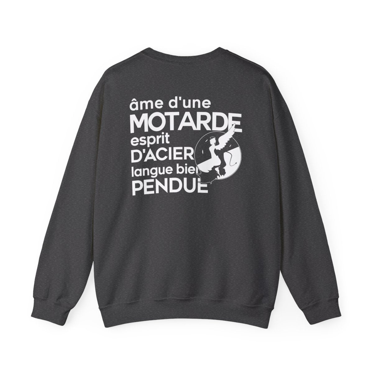 ÂME D'UNE MOTARDE, ESPRIT D'ACIER, LANGUE BIEN PENDUE