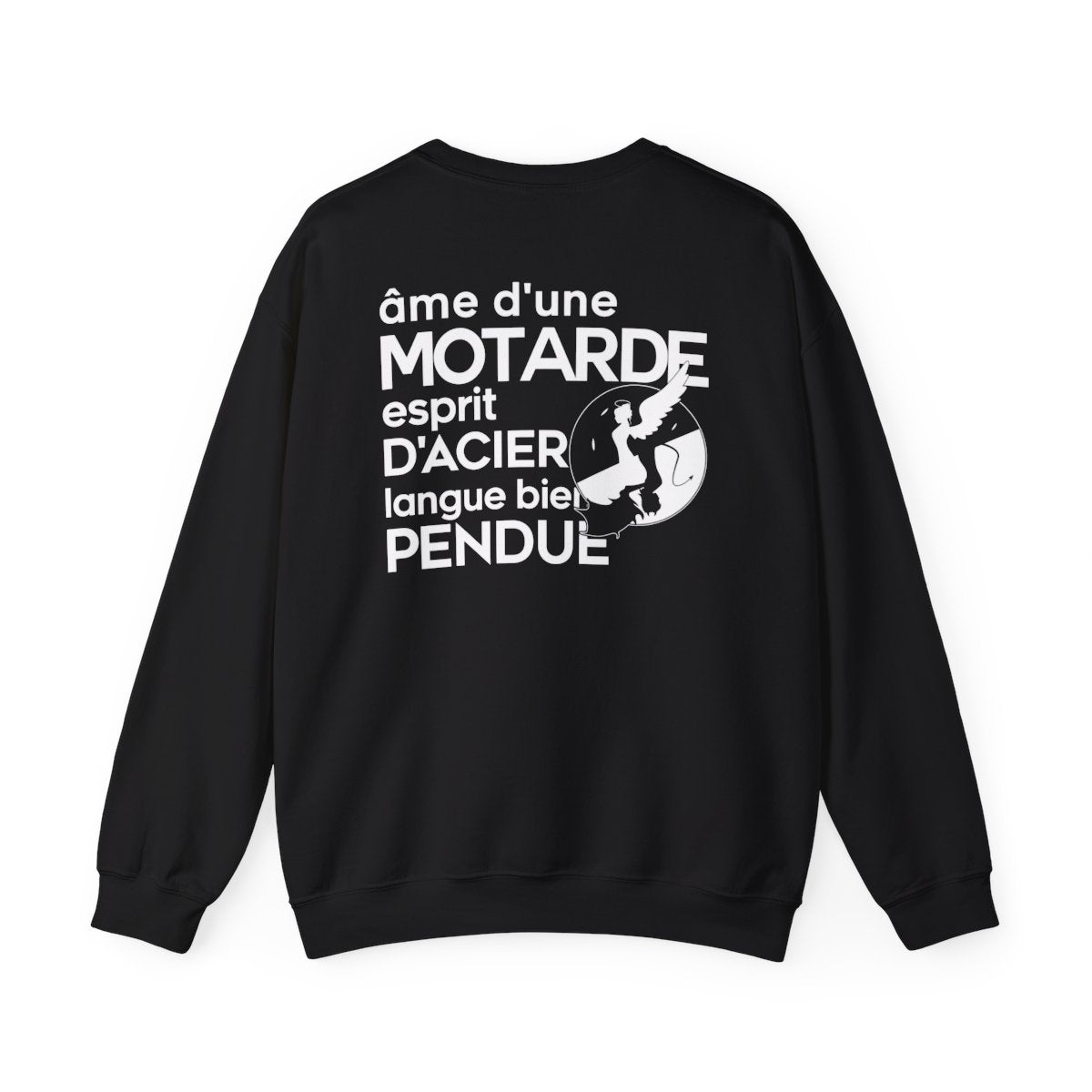 ÂME D'UNE MOTARDE, ESPRIT D'ACIER, LANGUE BIEN PENDUE