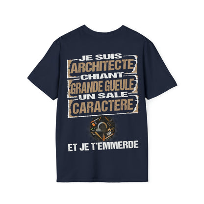 Architecte, chiant, grande gueule, un sale caractère