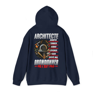 Architecte, ramper, tomber, vomir, saigner est acceptable