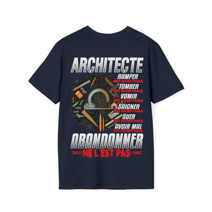 Architecte, ramper, tomber, vomir, saigner est acceptable