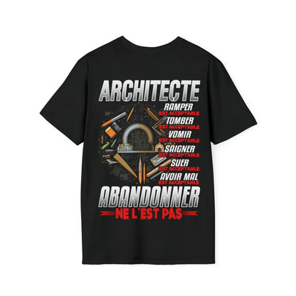 Architecte, ramper, tomber, vomir, saigner est acceptable