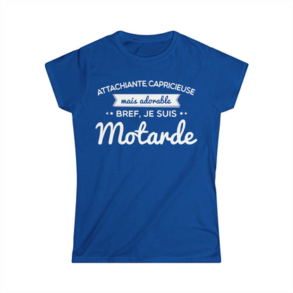 Attachiante, capricieuse mais adorable, bref je suis motarde