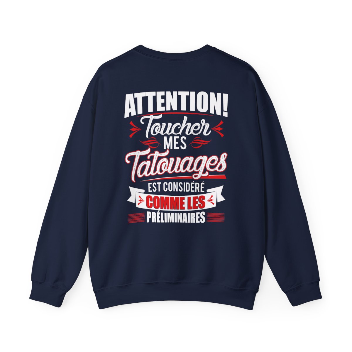 Attention! Toucher mes tatouages est considéré comme les préliminaires