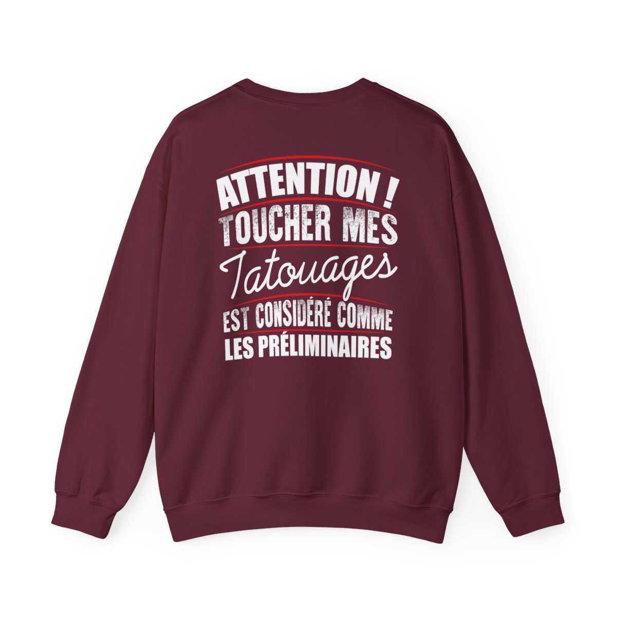 Attention! Toucher mes tatouages est considéré comme les préliminaires