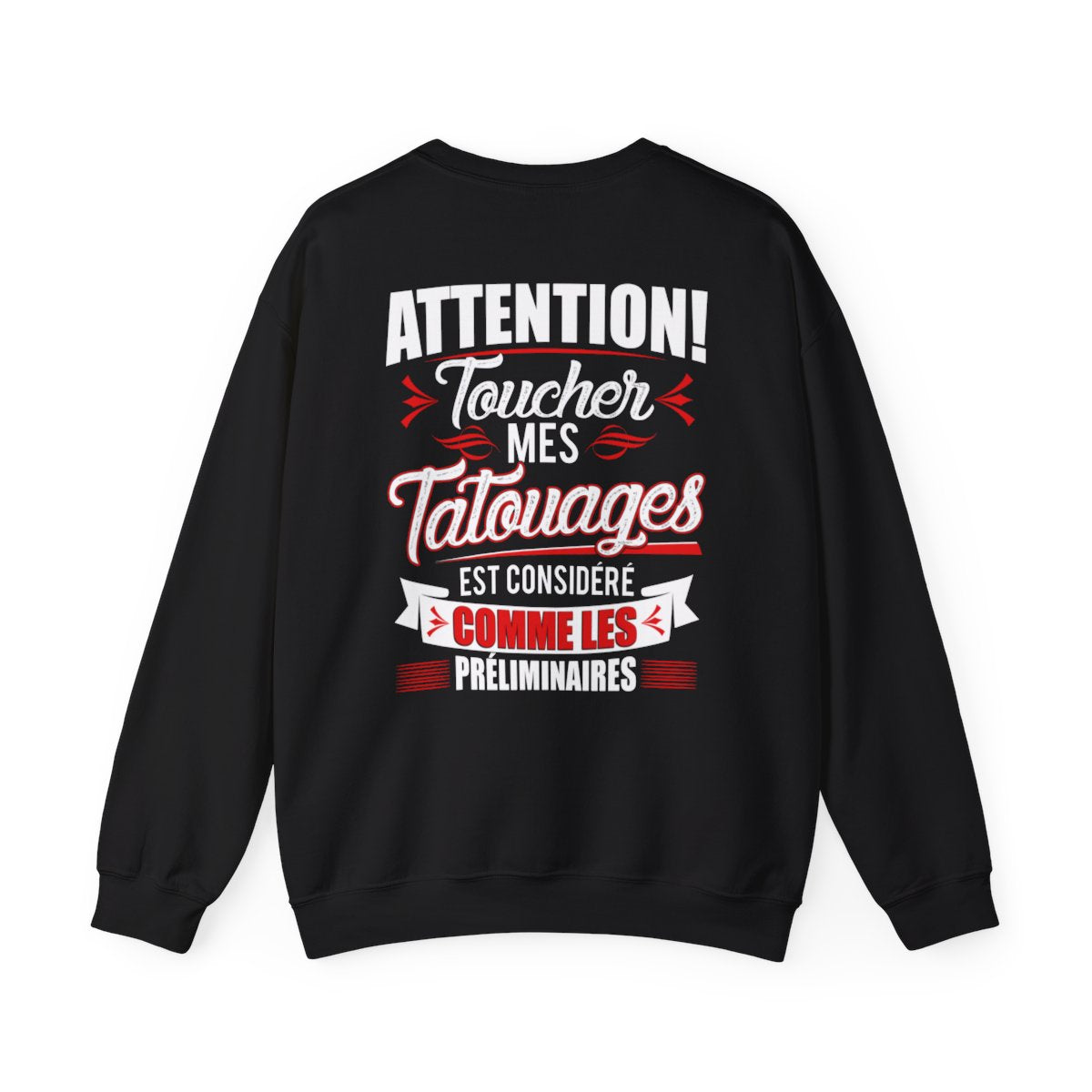 Attention! Toucher mes tatouages est considéré comme les préliminaires