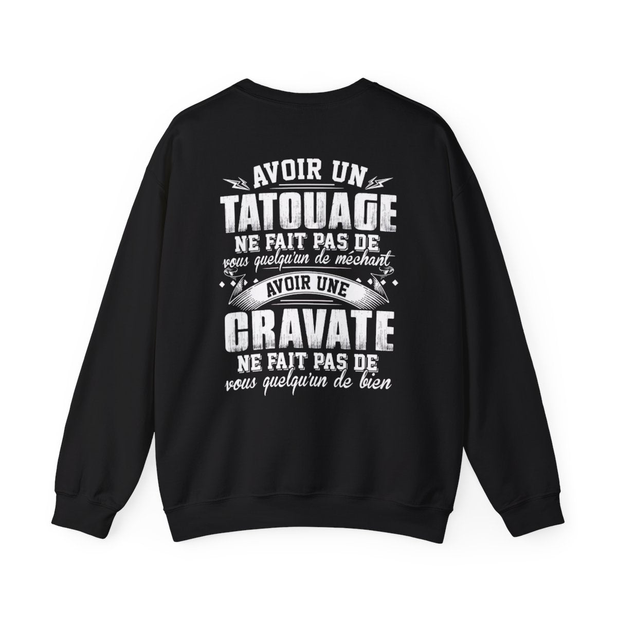 Avoir un tatouage ne fait pas de vous quelqu'un de méchant avoir une cravate ne fait pas de vous quelqu'un de bien