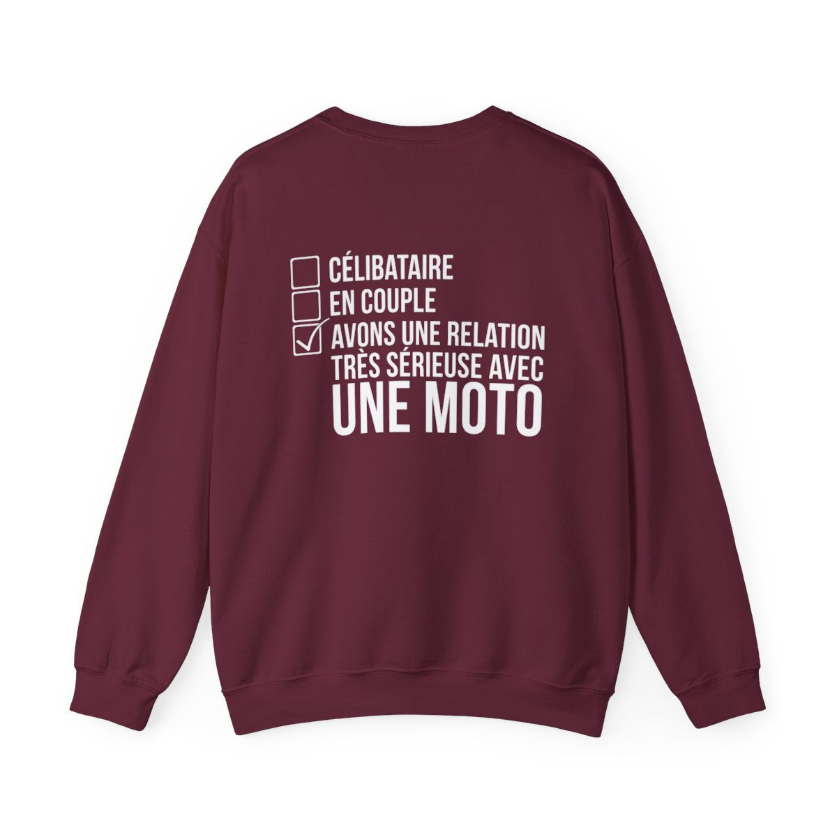 Avons un relation très sérieuse avec une moto