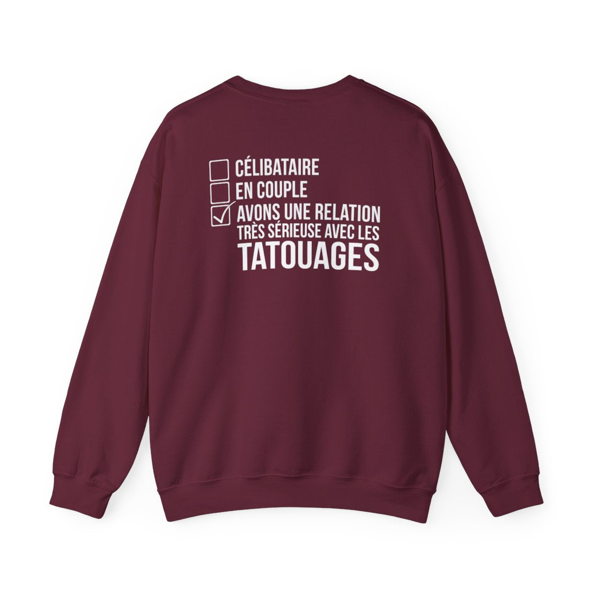 Avons une relation très sérieuse avec les tatouages