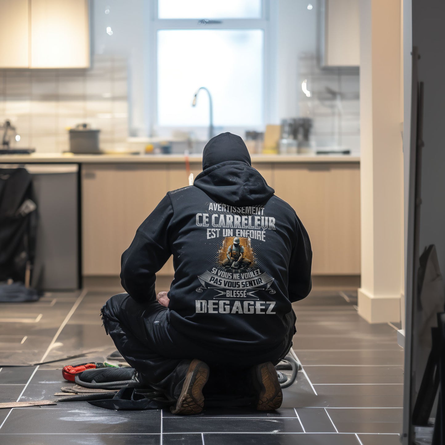 Carreleur grincheux, sarcastique, imprévisible, non médicamenté