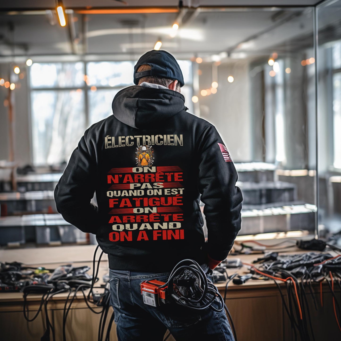 Électricien, on n'arrête pas quand on est fatigué