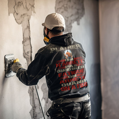 Plâtrier, on n'arrête pas quand on est fatigué