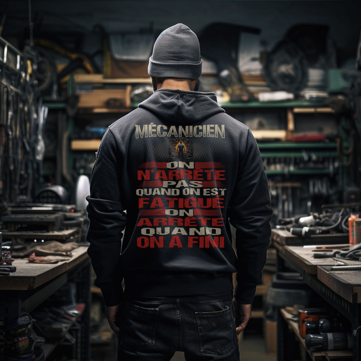 Mécanicien, on n'arrête pas quand on est fatigué