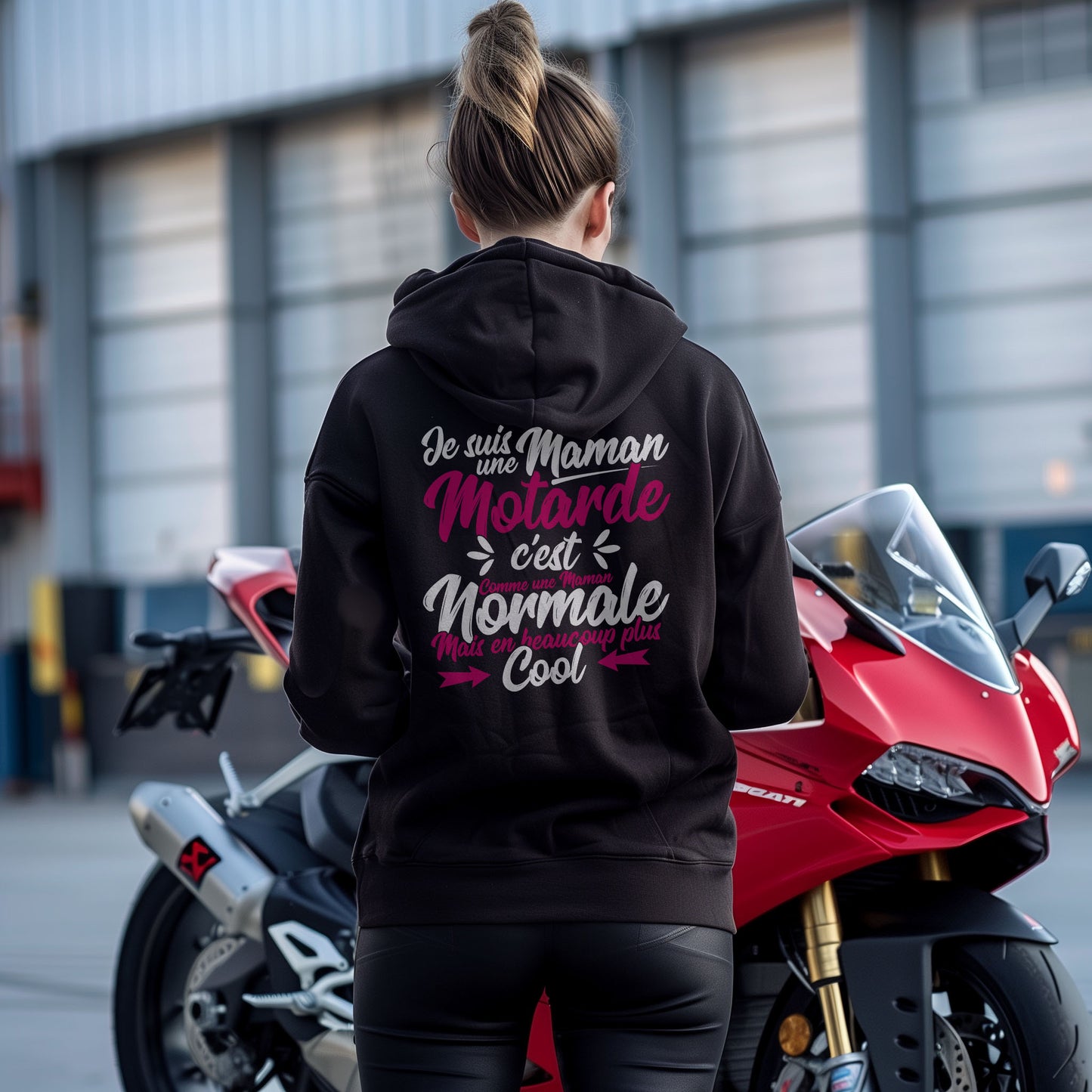 Je suis une maman motarde, c'est comme une maman normale mais en beaucoup plus cool