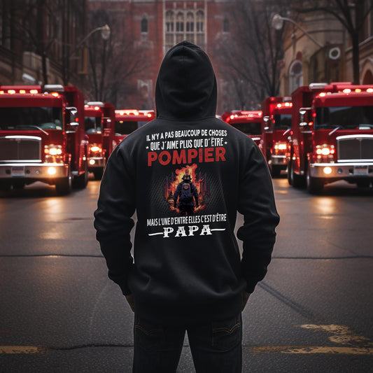 Pompier passionné, papa comblé