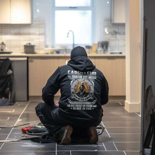 Carreleur, la douleur est réelle. Ces cicatrices ont été durement gagnées