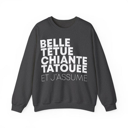 Belle têtue chiante tatouée et j'assume
