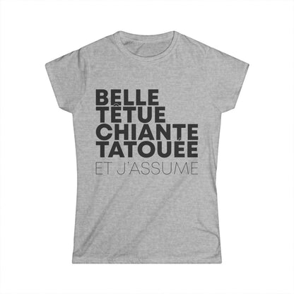 Belle têtue chiante tatouée et j'assume