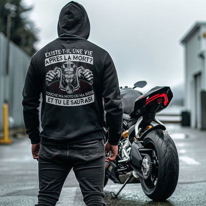 Touche ma moto ou ma bière et tu le sauras