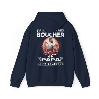 Boucher et papa, et j'assure dans les deux