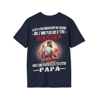 Boucher passionné, papa comblé