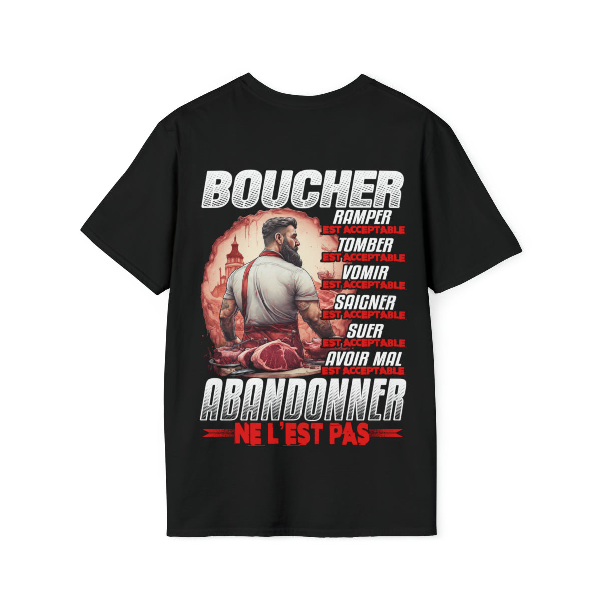 Boucher, ramper, tomber, vomir, saigner est acceptable