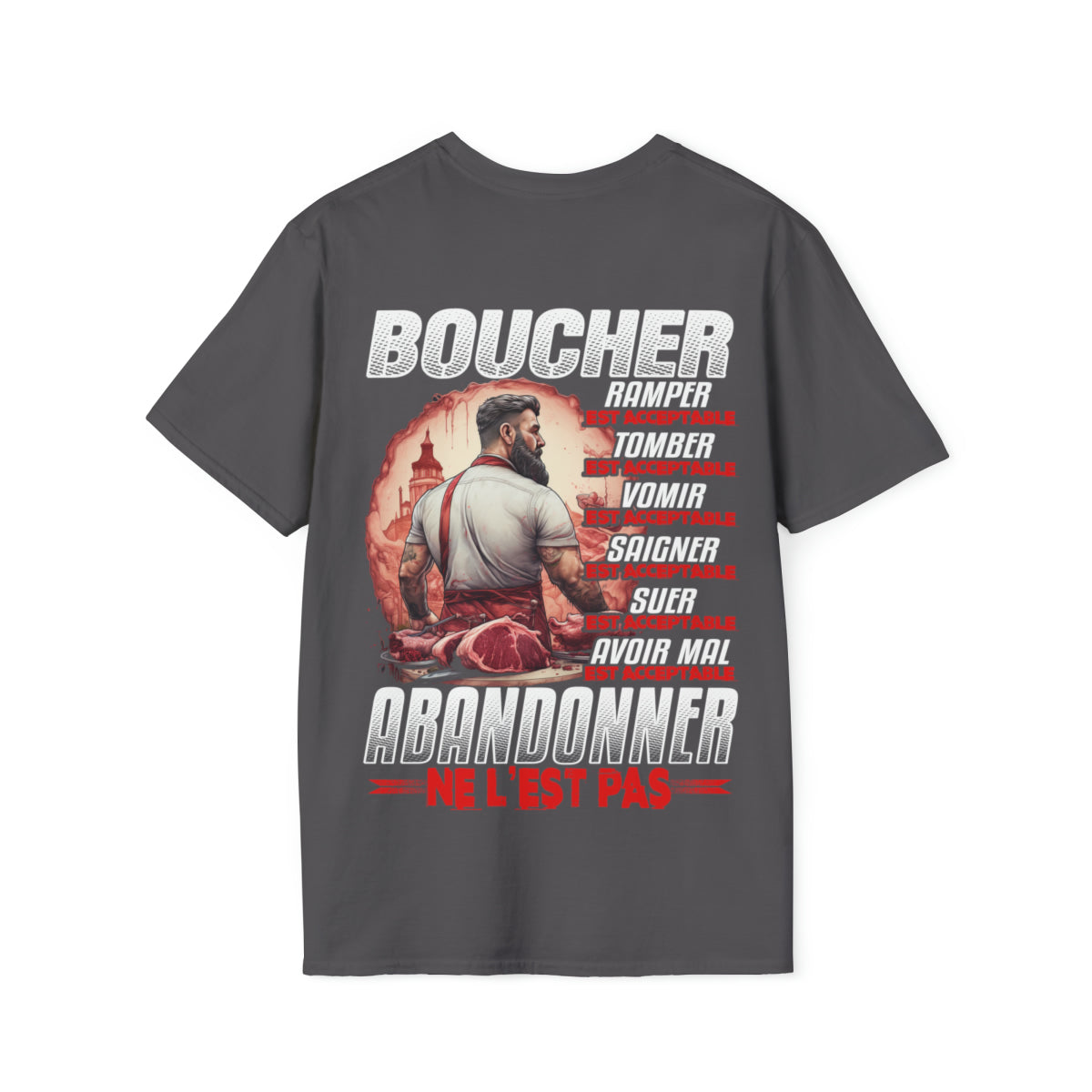 Boucher, ramper, tomber, vomir, saigner est acceptable