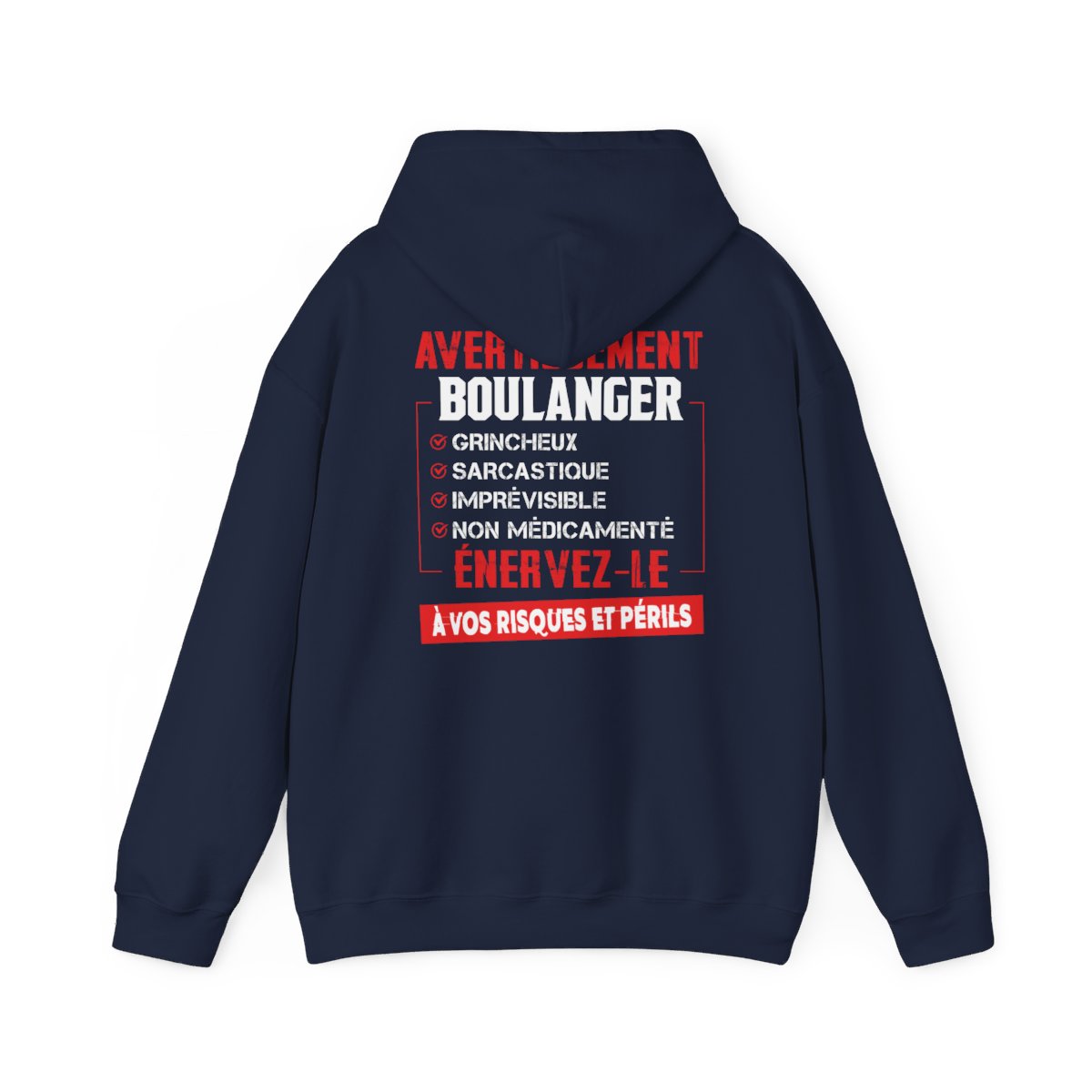 Boulanger, grincheux, sarcastique, imprévisible, non médicamenté