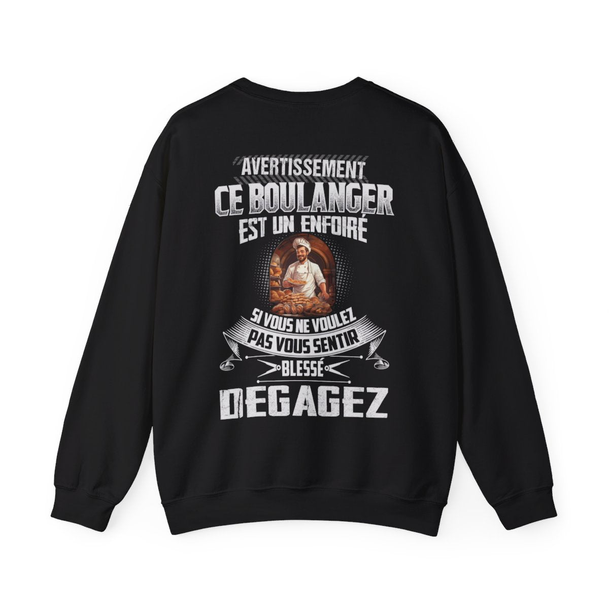 Boulanger grincheux, sarcastique, imprévisible, non médicamenté