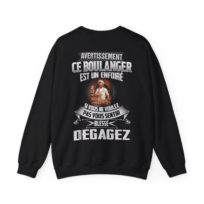 Boulanger grincheux, sarcastique, imprévisible, non médicamenté