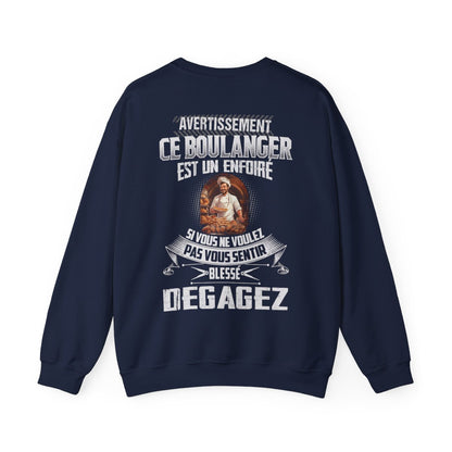 Boulanger grincheux, sarcastique, imprévisible, non médicamenté