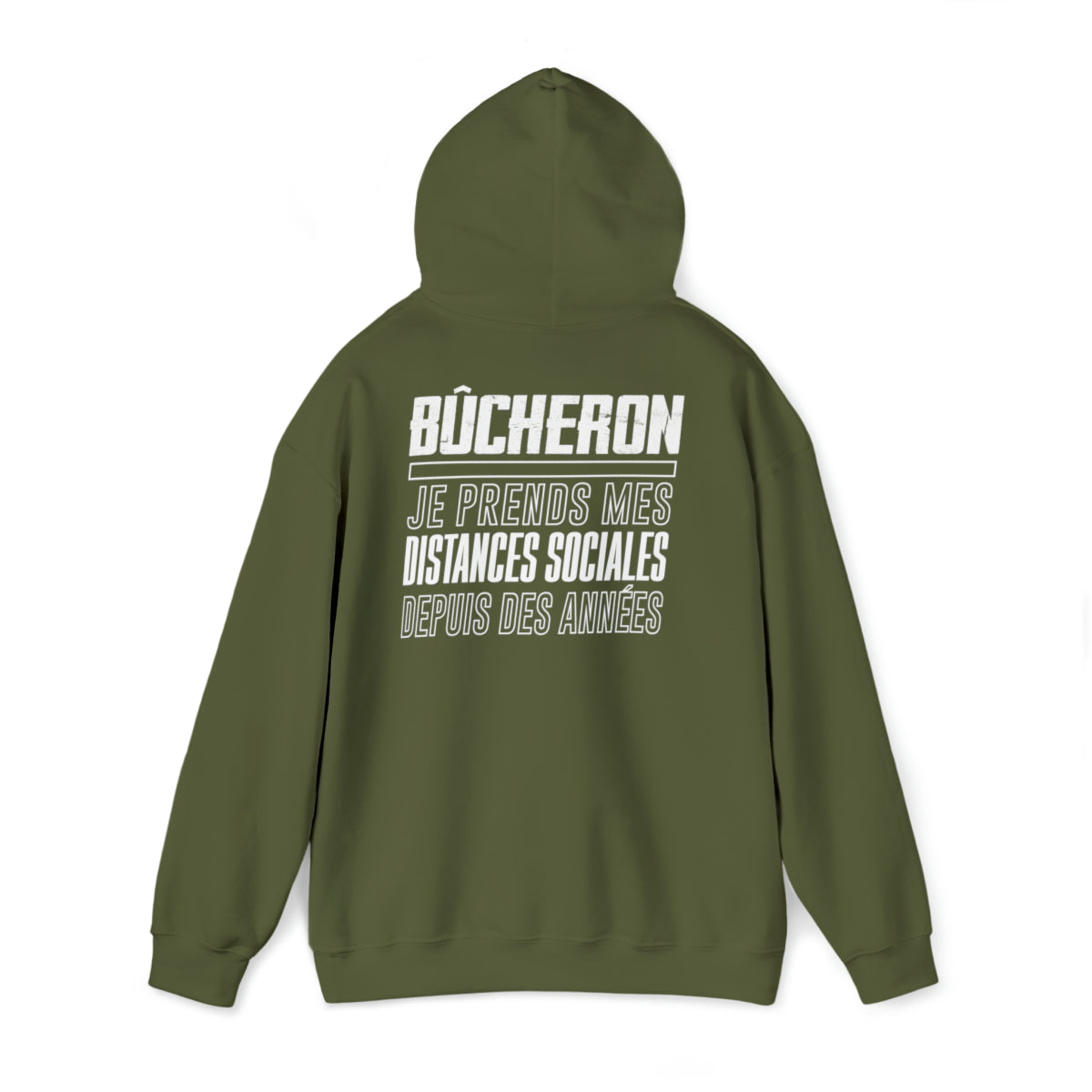 Bûcheron, expert en distances sociales