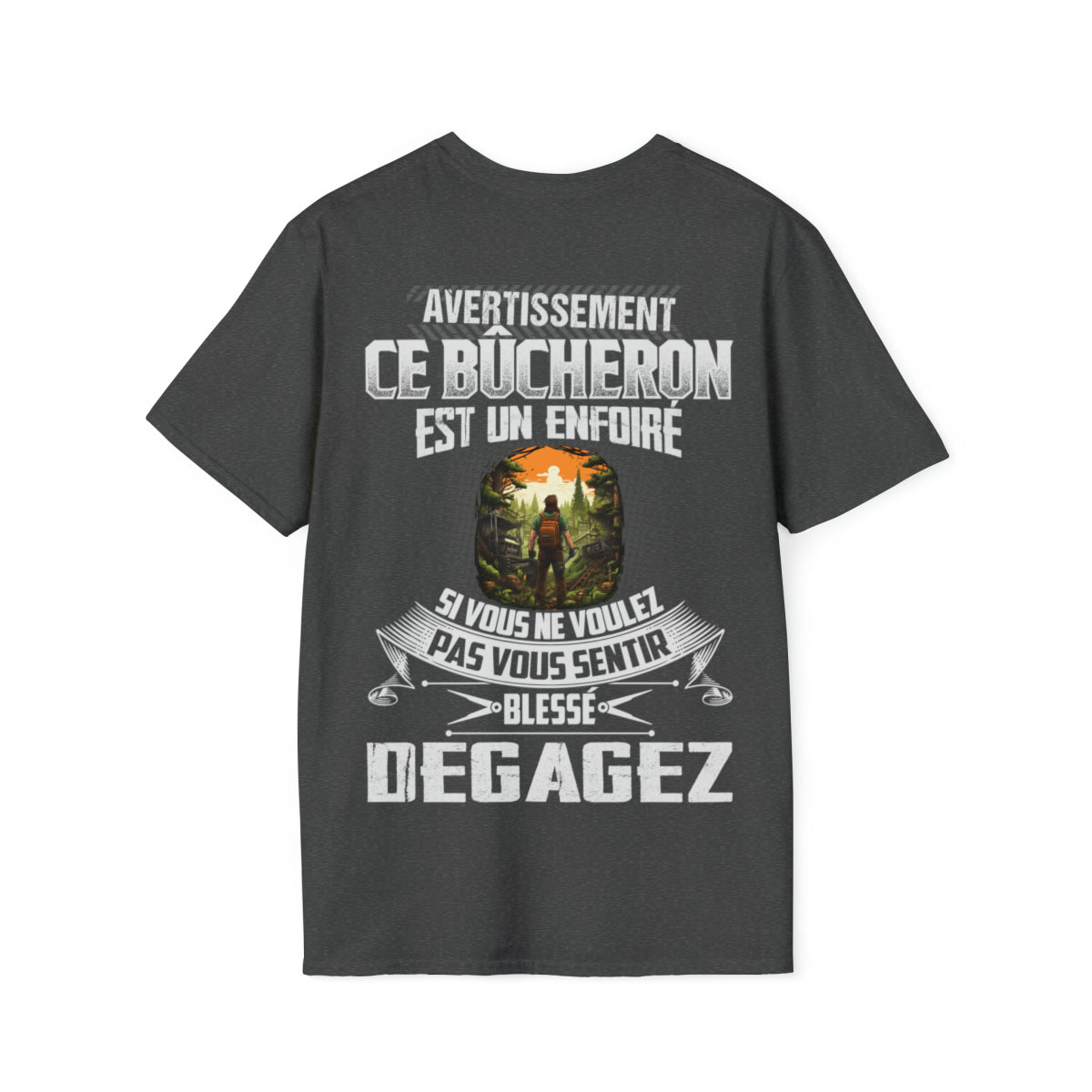 Bûcheron grincheux, sarcastique, imprévisible, non médicamenté