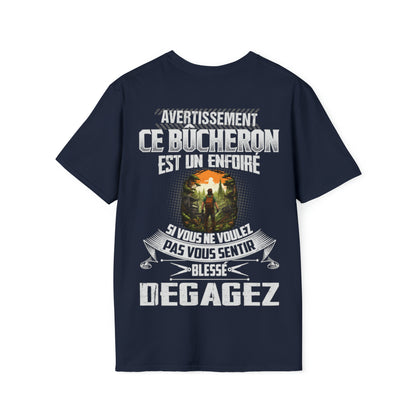 Bûcheron grincheux, sarcastique, imprévisible, non médicamenté