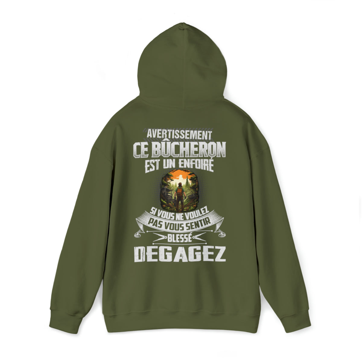 Bûcheron grincheux, sarcastique, imprévisible, non médicamenté